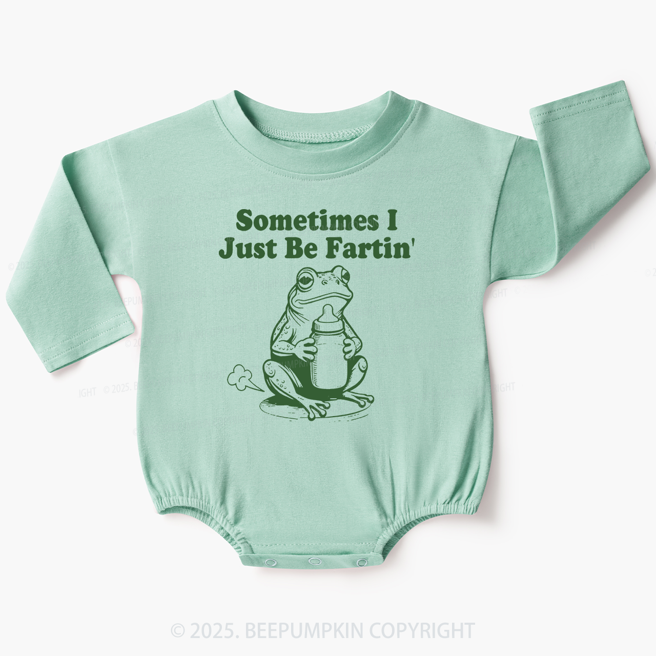 Fart Joke Sometimes I Just Be Fartin Baby Bubble Romper Beepumpkin