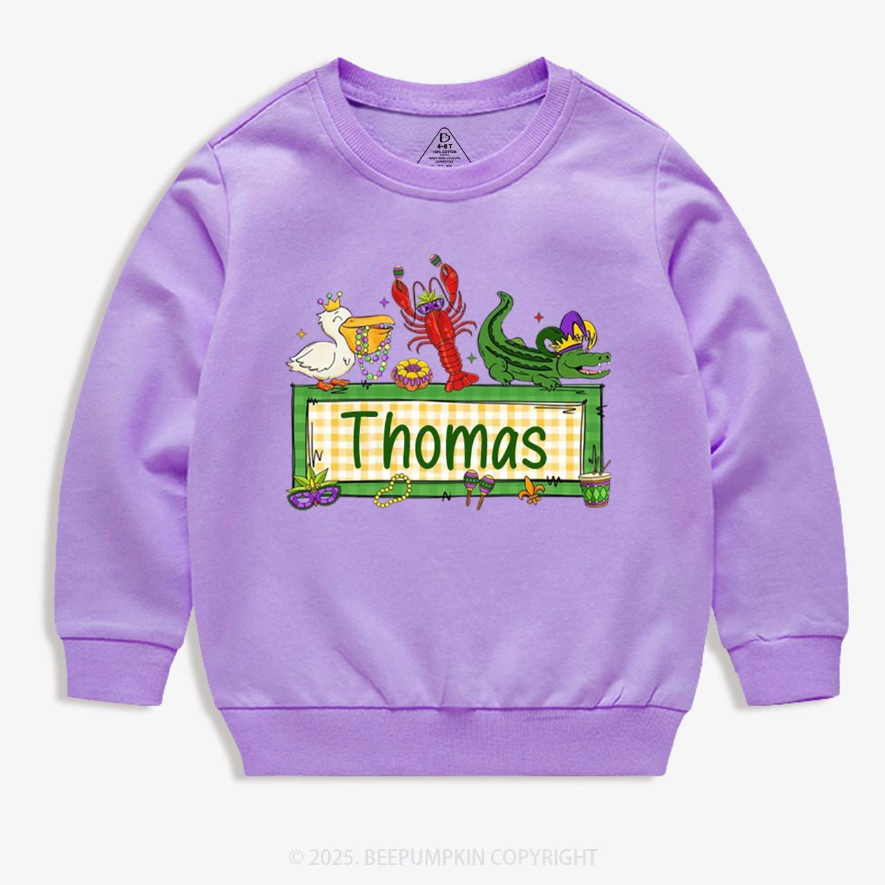 Personalized Tiny Parade Nameset Kid's Sweatshirt