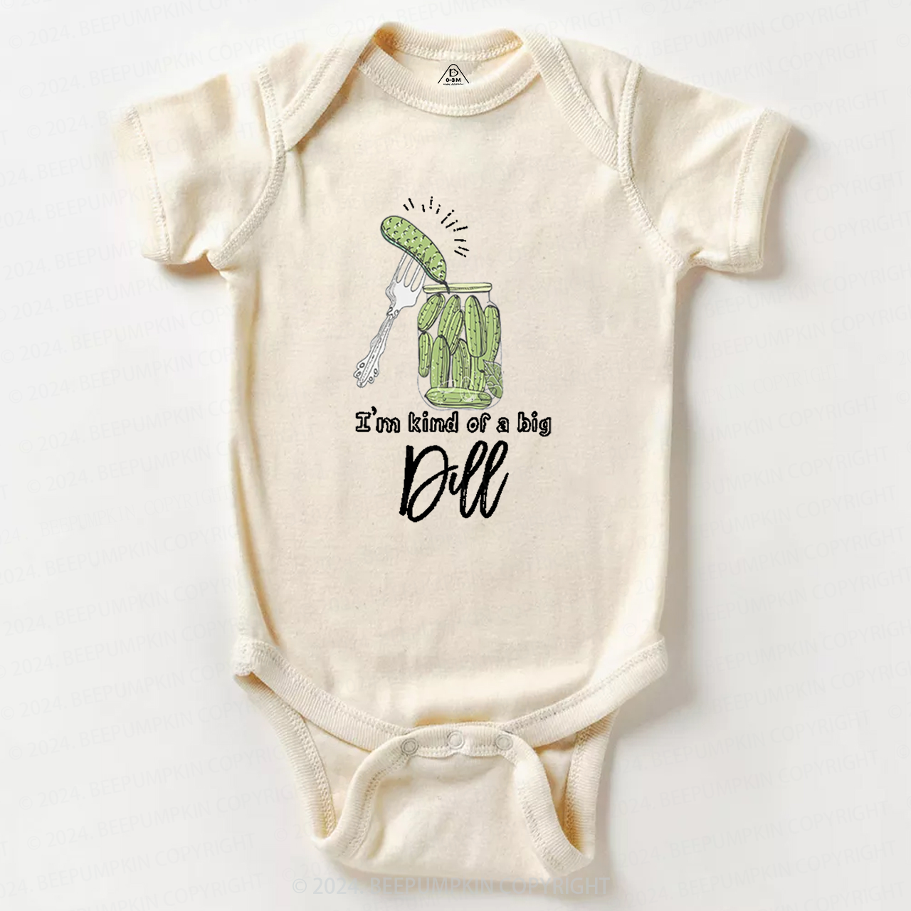 Funny Pickle Dill Baby Bodysuit 7