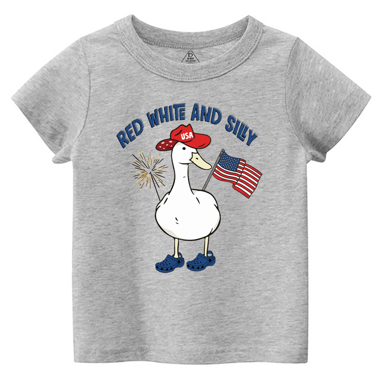 Red White And Silly Goose Toddler&Kid's Tees Beepumpkin 