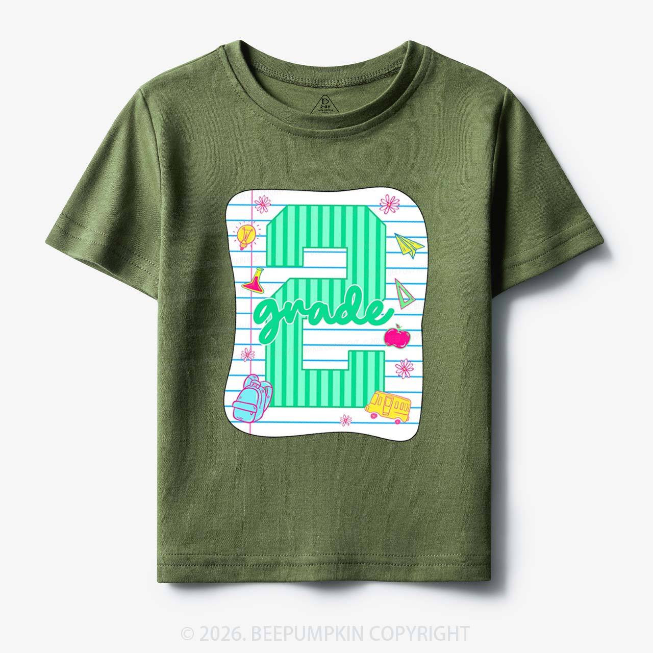 Striped Pre-k First Second Third Fourth Grade Toddler&Kid's Tees