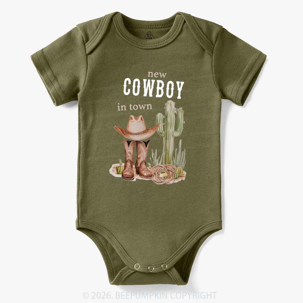 New Cowboy in Town Western Bodysuit