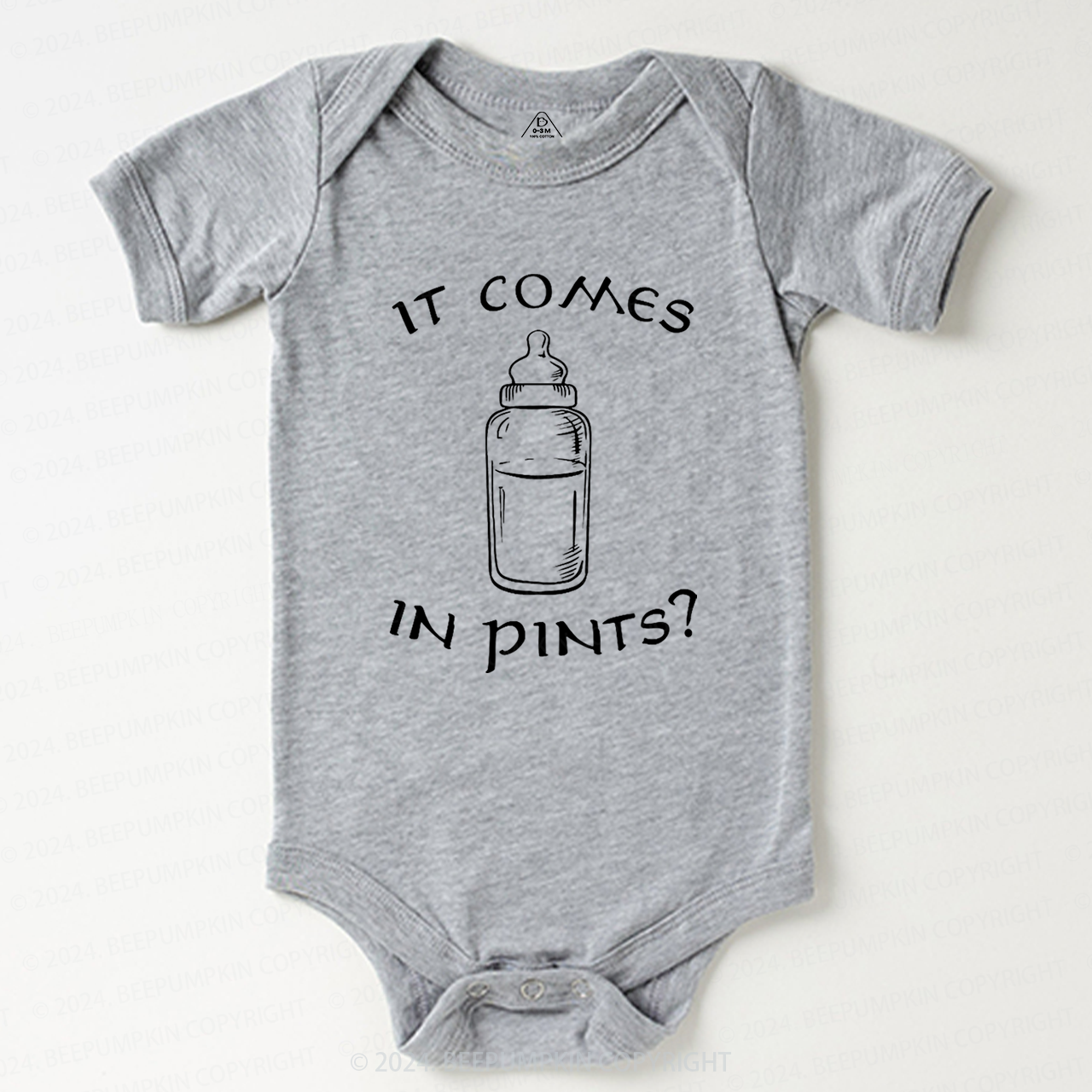 It Comes In Pints Baby Bodysuit 7