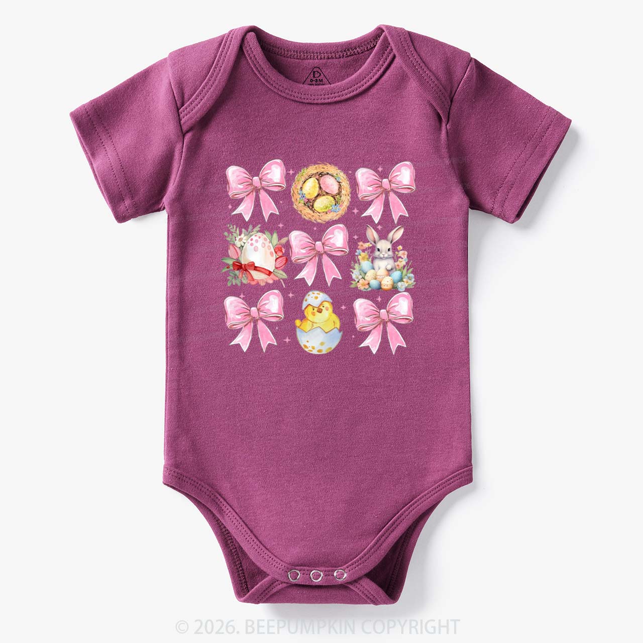 Bloom & Bunny Delight Baby Bodysuit