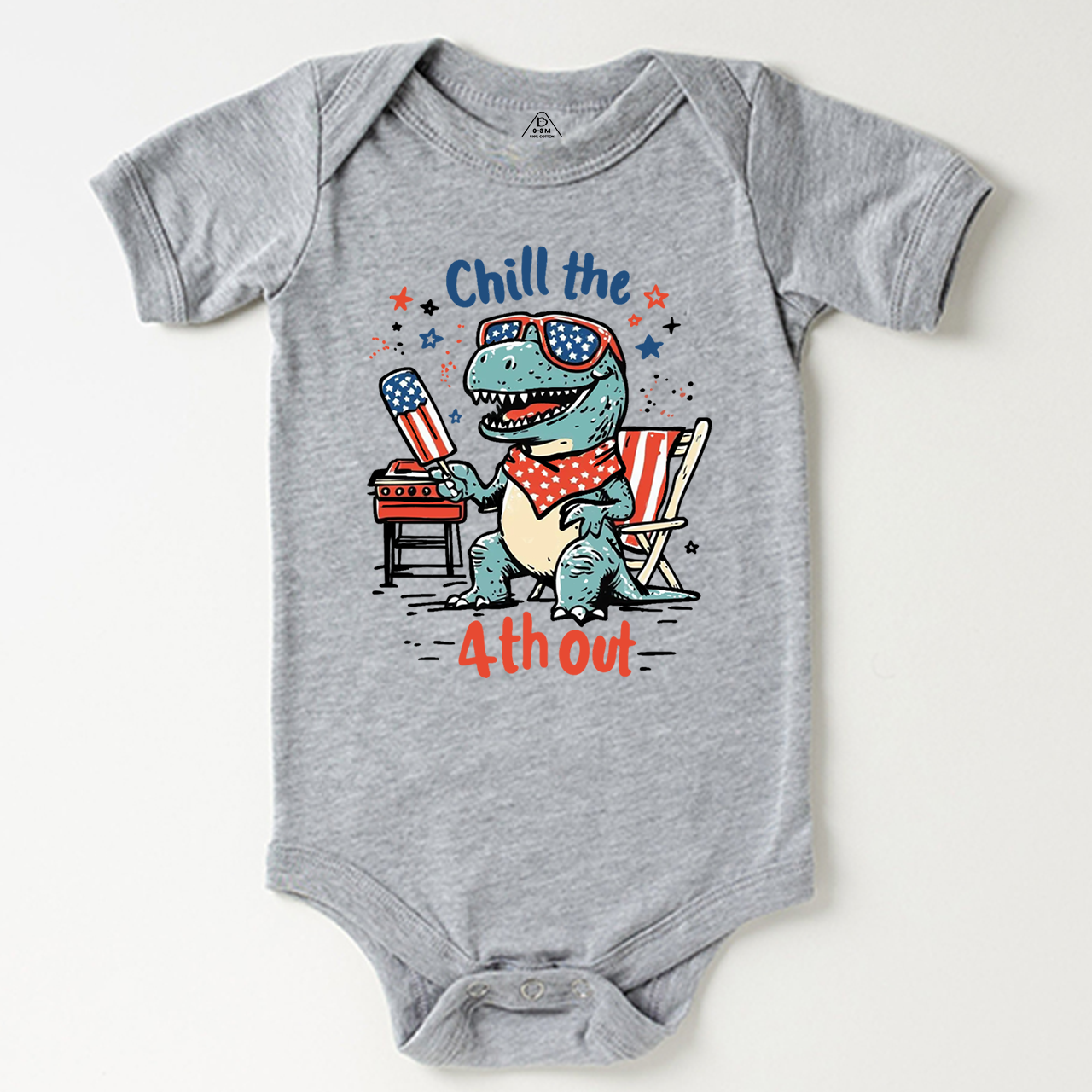 Chill The 4th Out Bodysuit Beepumpkin