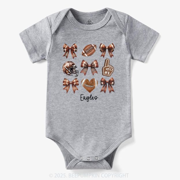 Personalized Football Bodysuit Beepumpkin