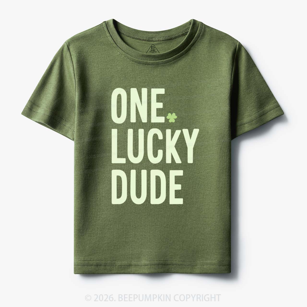 One Lucky Dude St. Patrick's Day Toddler&Kid's Tees Beepumpkin
