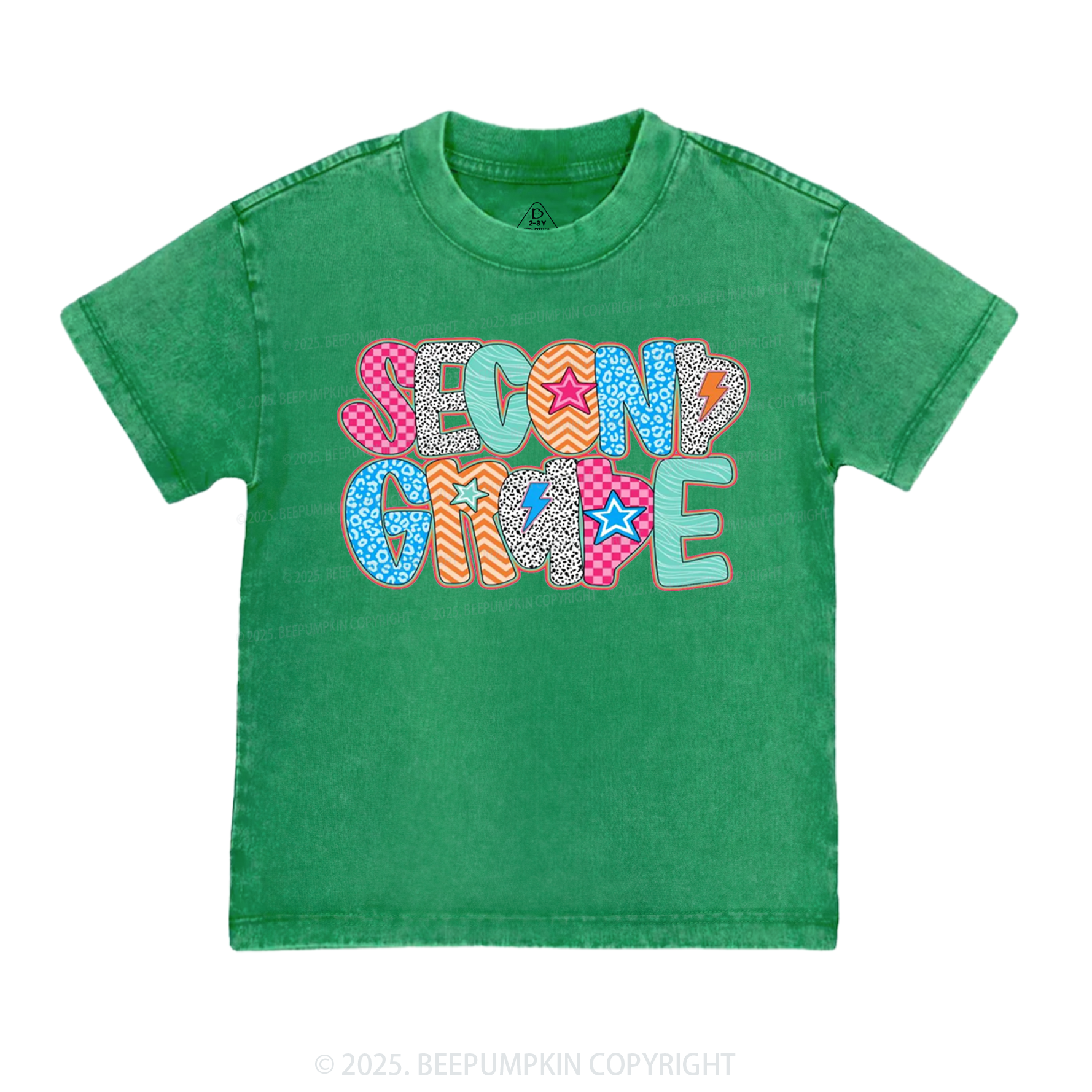Personalized Spot Back To School Toddler&Kids Washed Tees