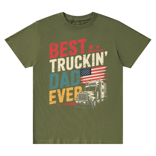 Best Truckin Dad Ever T-shirt