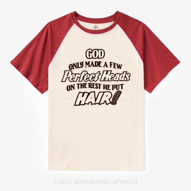 Perfect Heads Vintage Raglan T‑Shirt