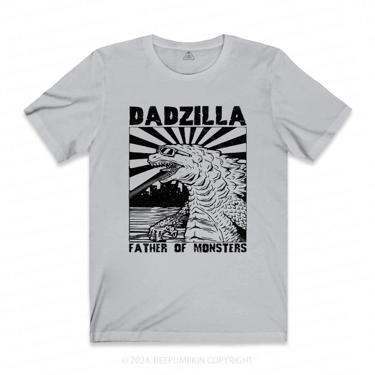 Dadzilla Father Of Monster Dad T-shirt