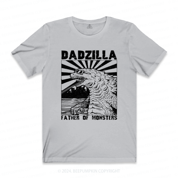 Dadzilla Father Of Monster Dad T-shirt