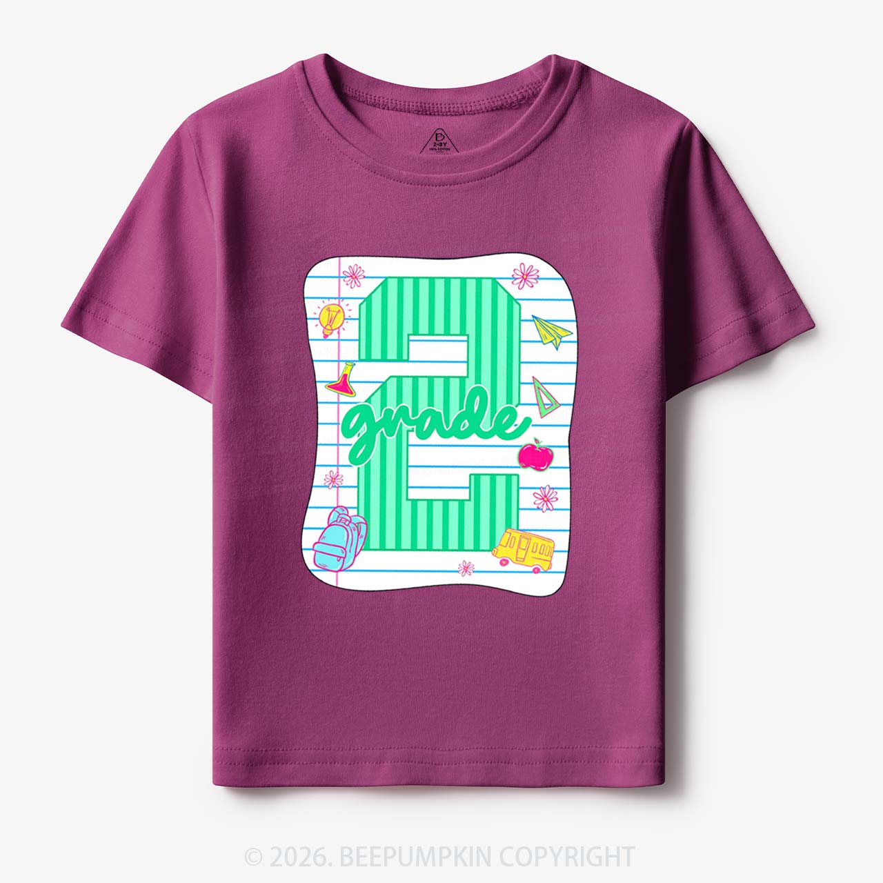 Striped Pre-k First Second Third Fourth Grade Toddler&Kid's Tees