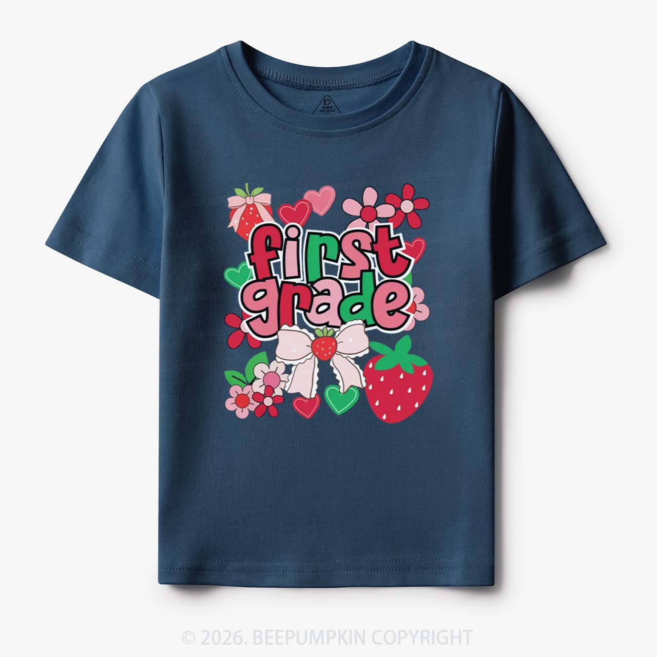 First Grade Strawberries Back to School Toddler&Kid's Tees