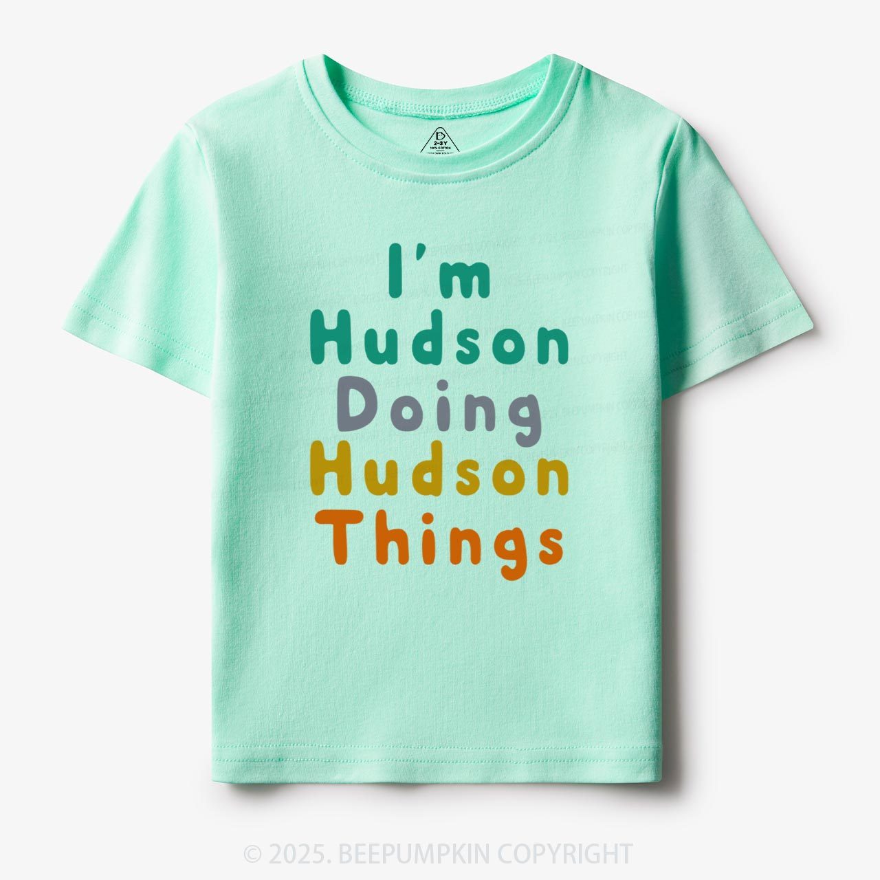 Personalized Doing My Things Toddler&Kid's Tees Beepumpkin