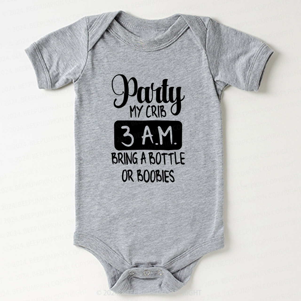 Party At My Crib Bodysuit For Baby