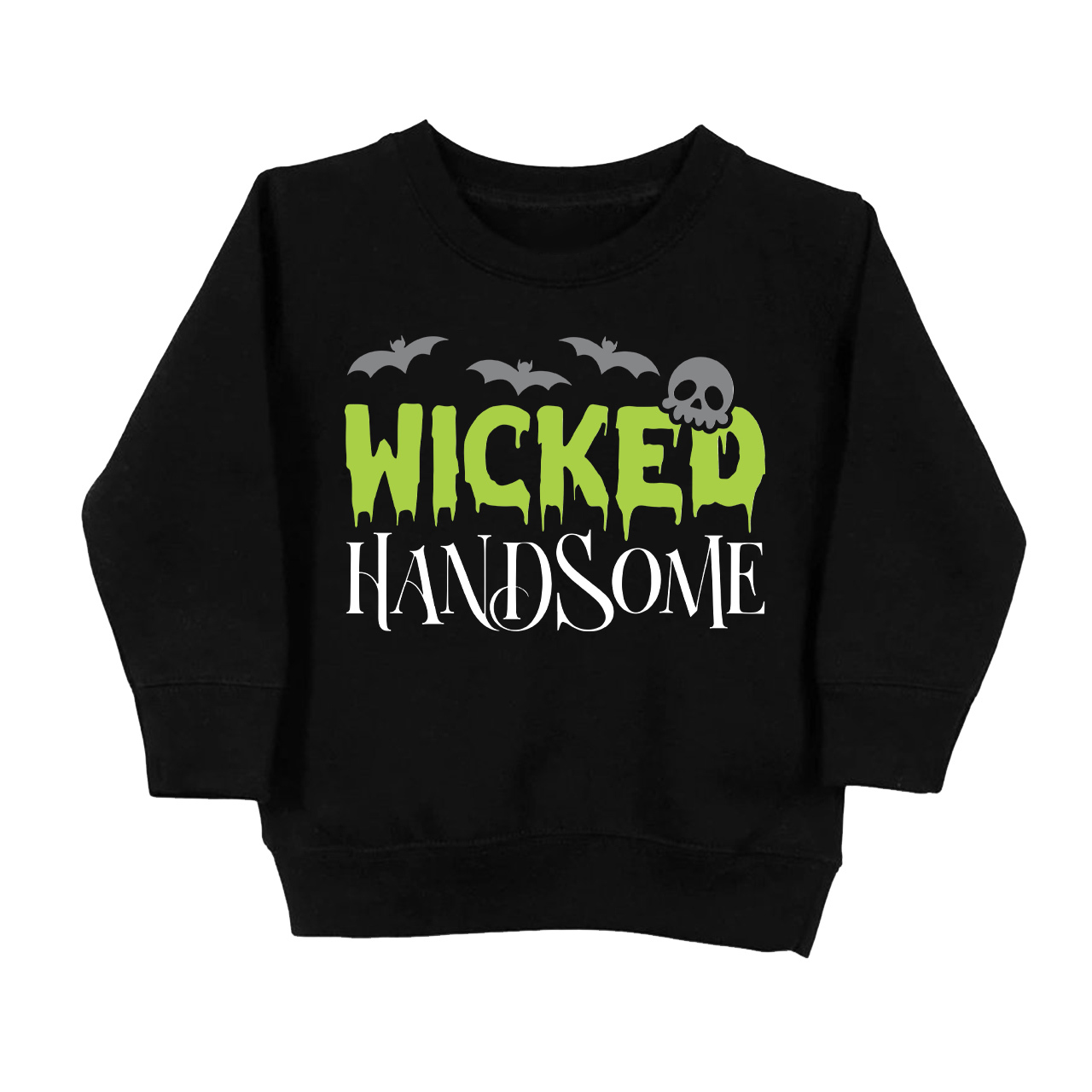 Halloween Wicked Handsome Kids Sweatshirt