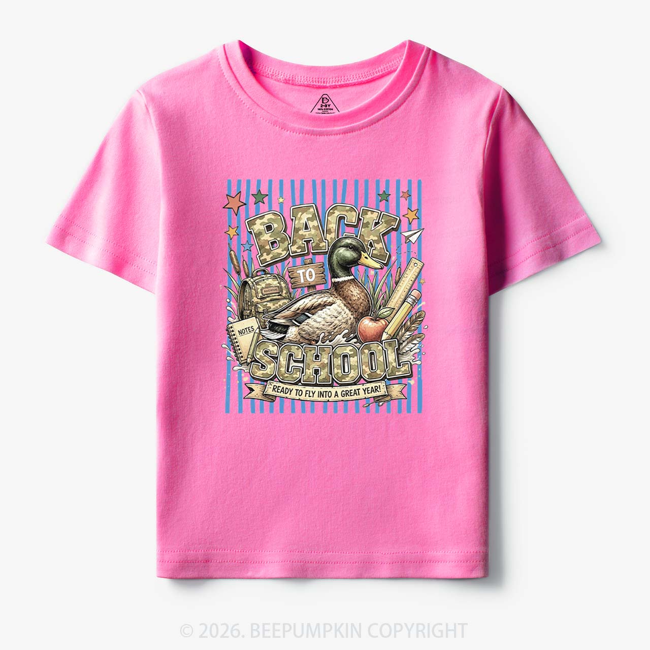 Mallard Duck Back To School Toddler&Kid's Tees