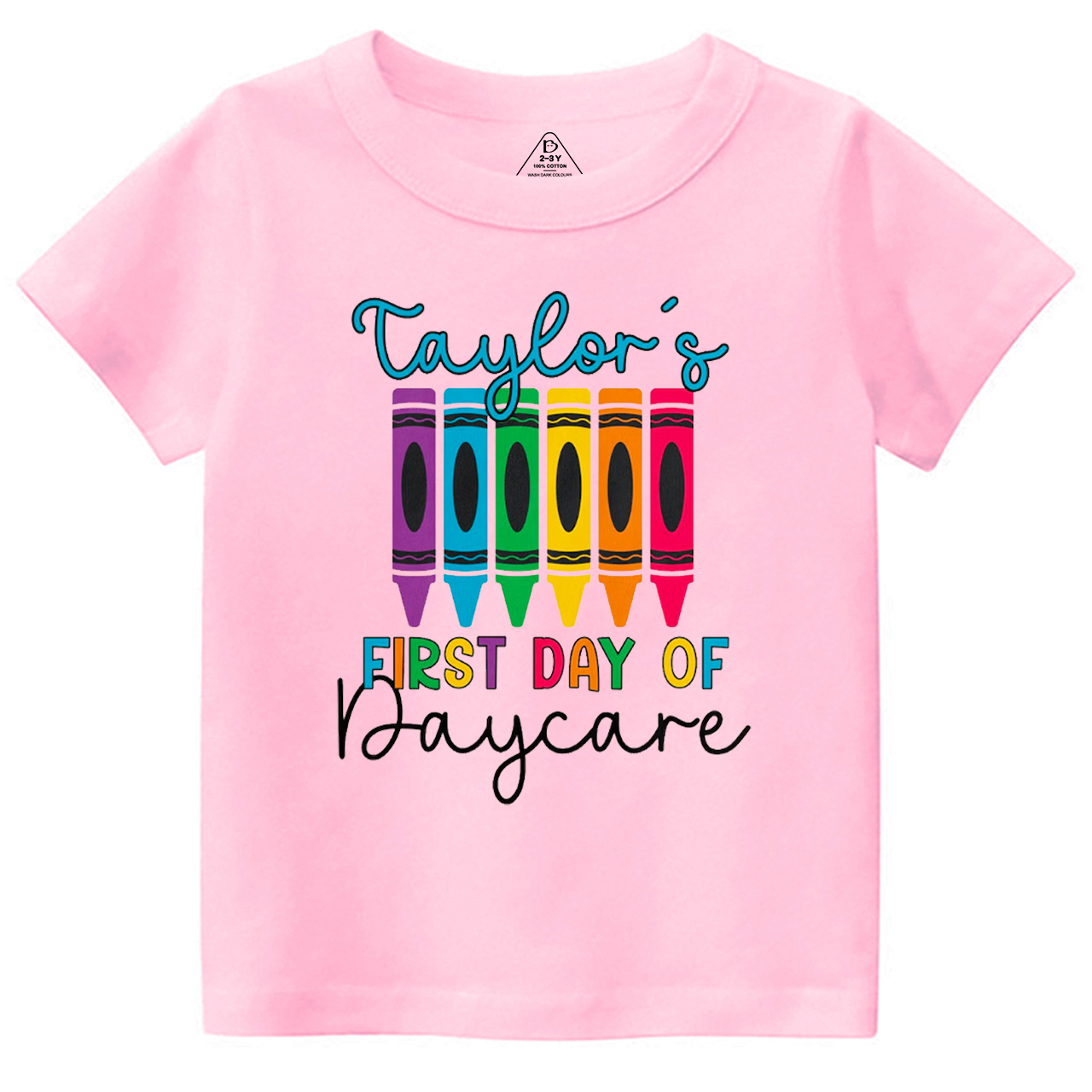 My First Day Of Daycare Toddler&Kid's Tees Beepumpkin