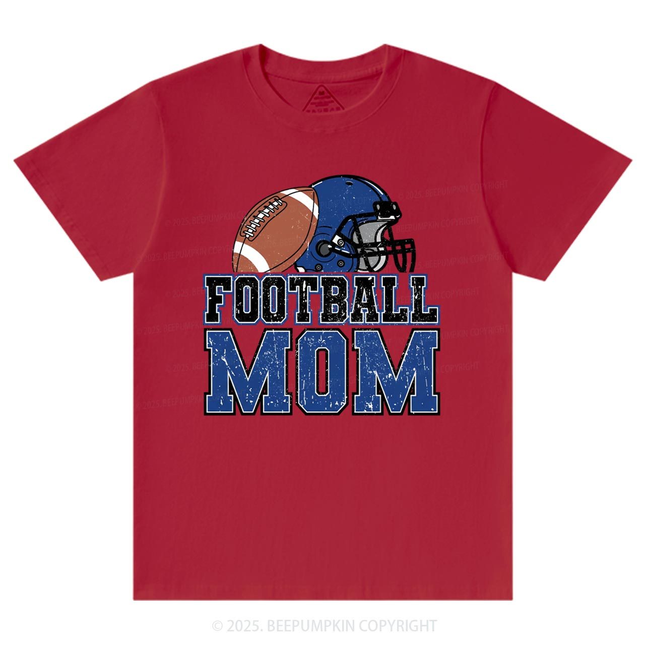 Football Blue Mama T-Shirts Beepumpkin