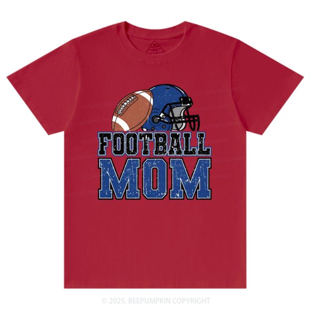 Football Blue Mama T-Shirts Beepumpkin