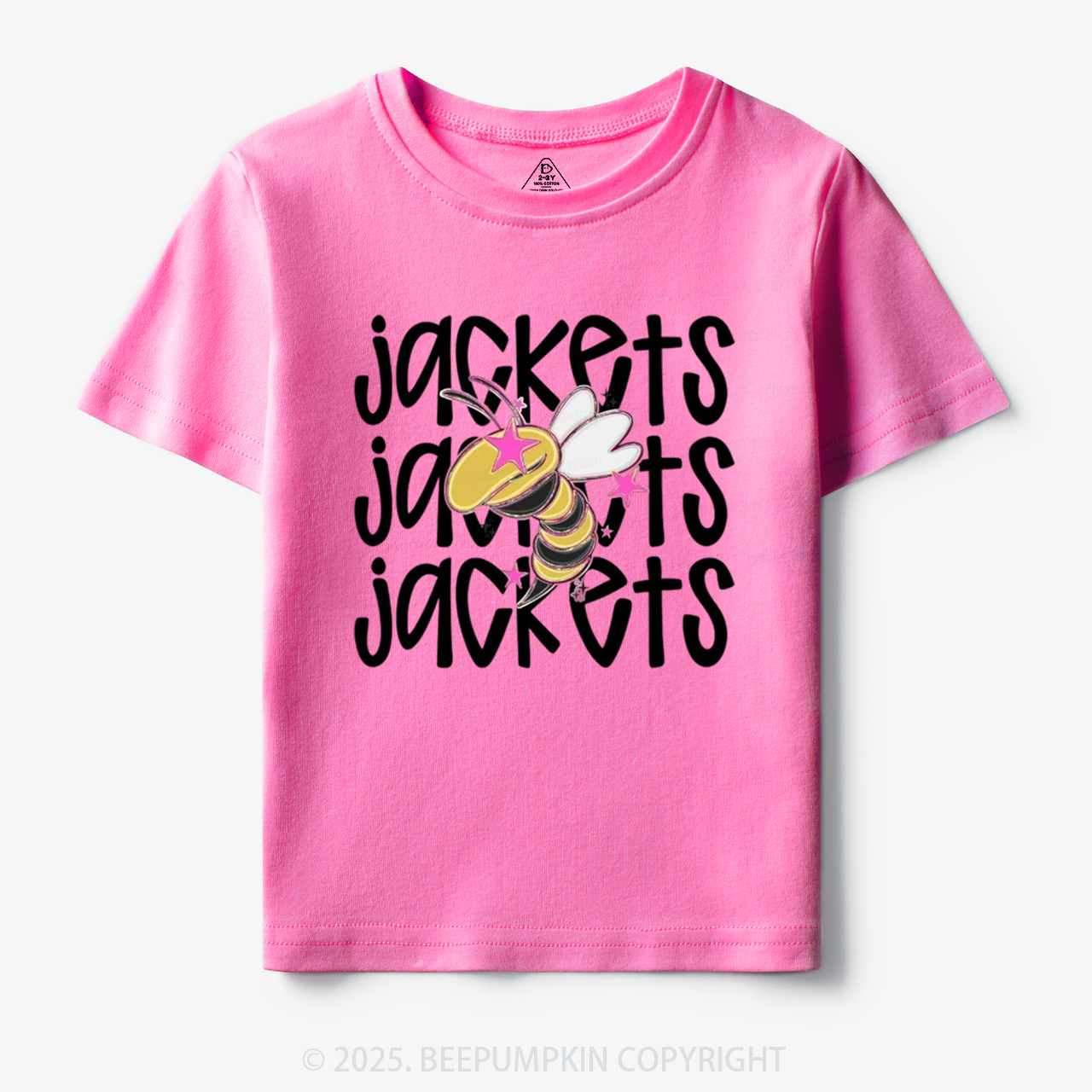 School Mascot Yellow Jackets Toddler&Kid's Tees Beepumpkin