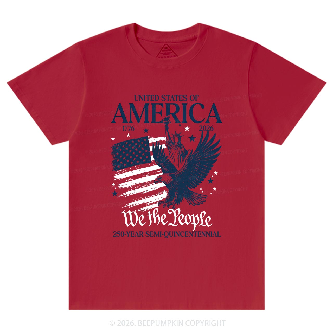 America 250 Patriotic Eagle Independence Day T-Shirts