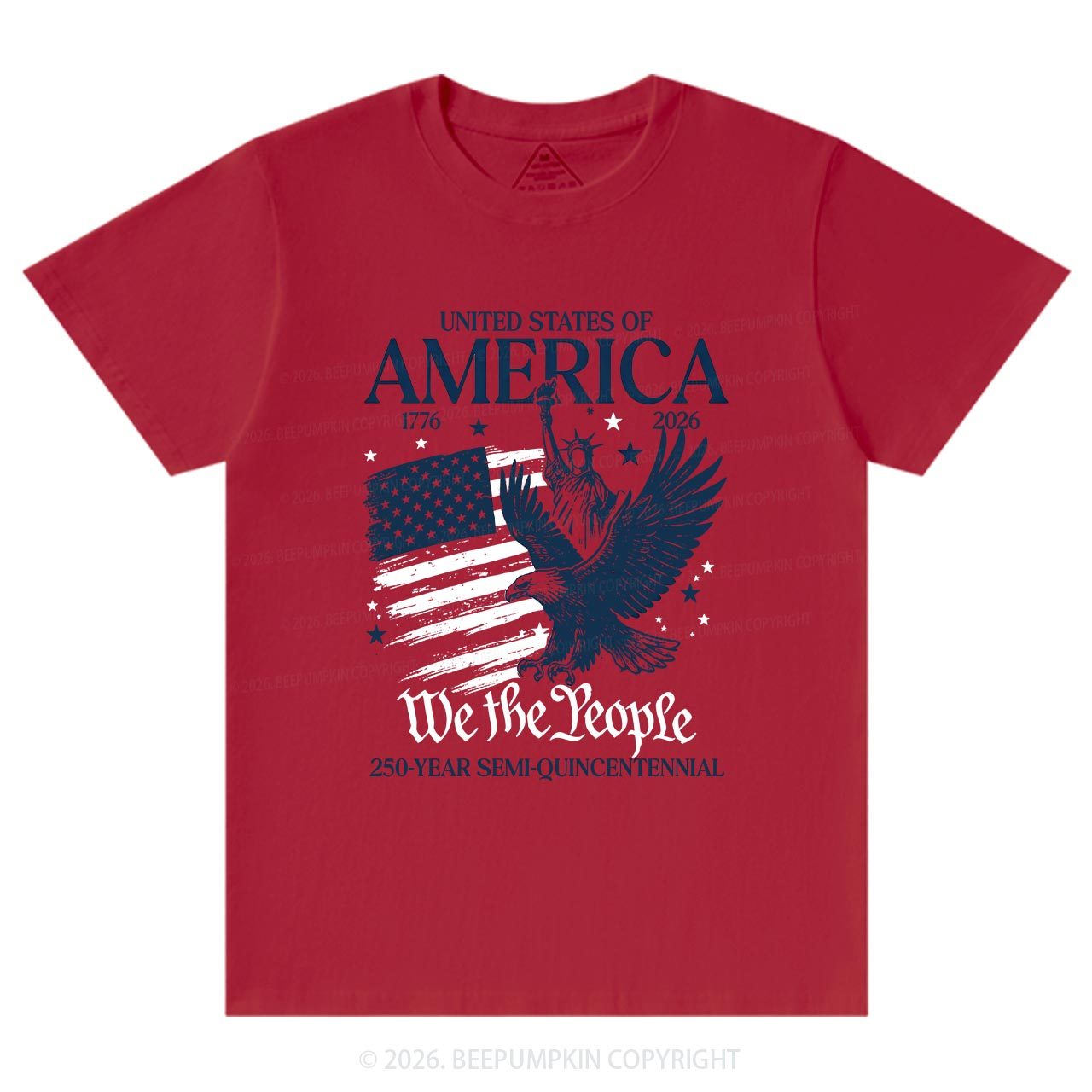 America 250 Patriotic Eagle Independence Day T-Shirts