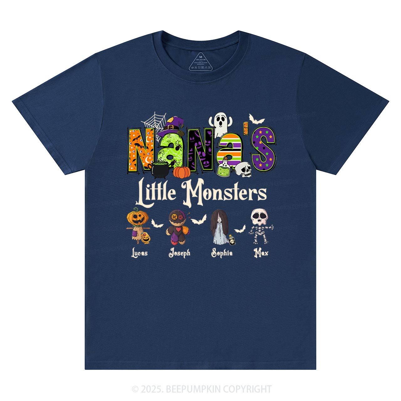 Personalized Nana's Little Monsters T-Shirts Beepumpkin