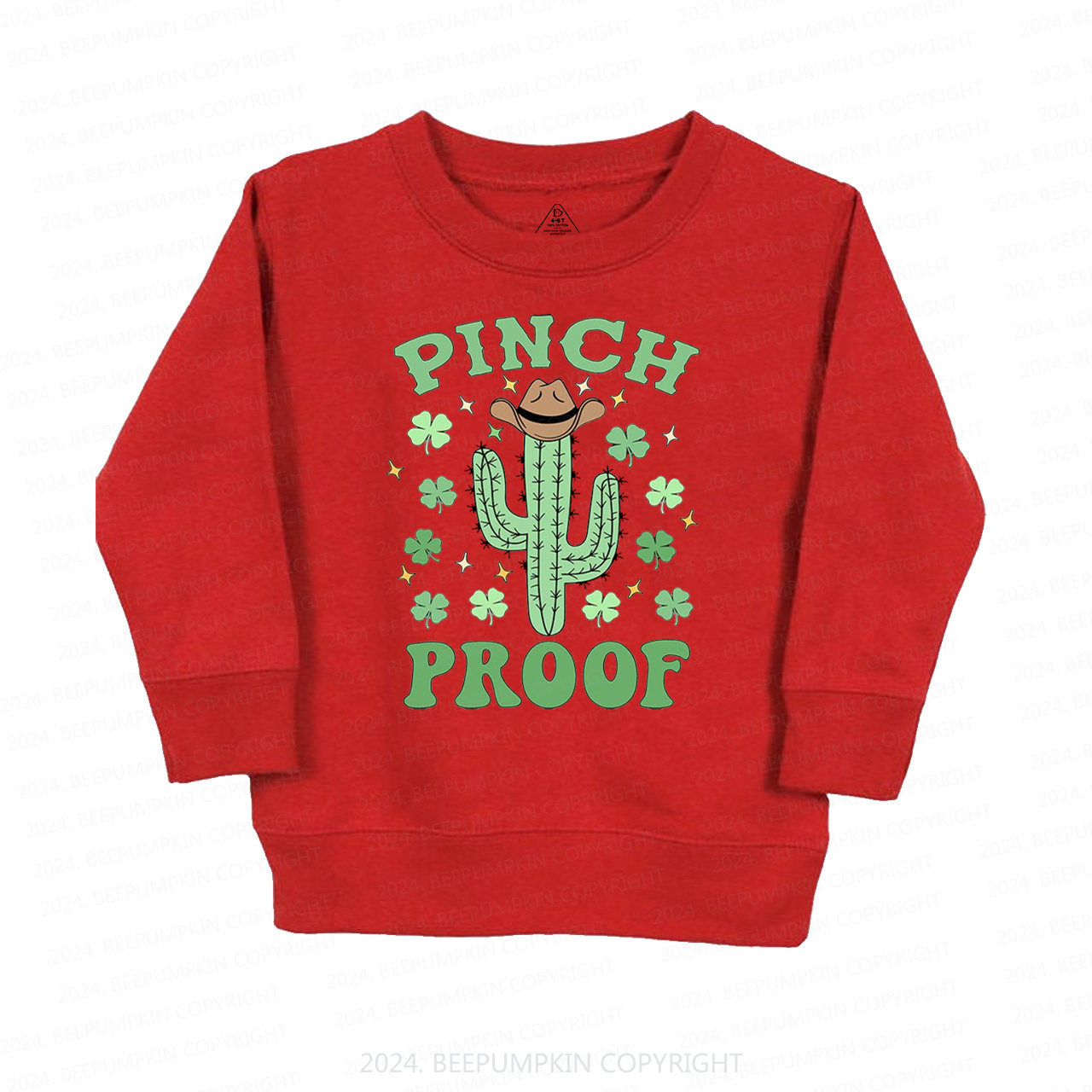 Pinch Proof St Patrick's Day Kids Sweatshirt