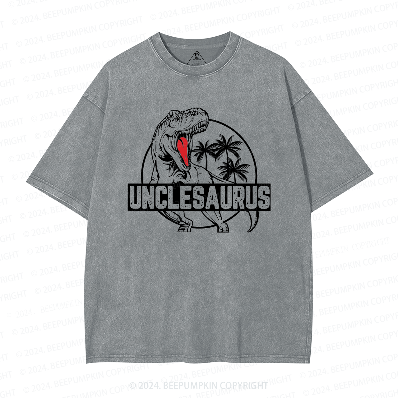 Unclesaurus Uncle Washed T-Shirts 