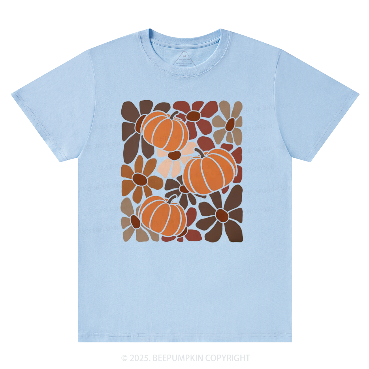 Boho Floral Fall T-Shirts Beepumpkin 