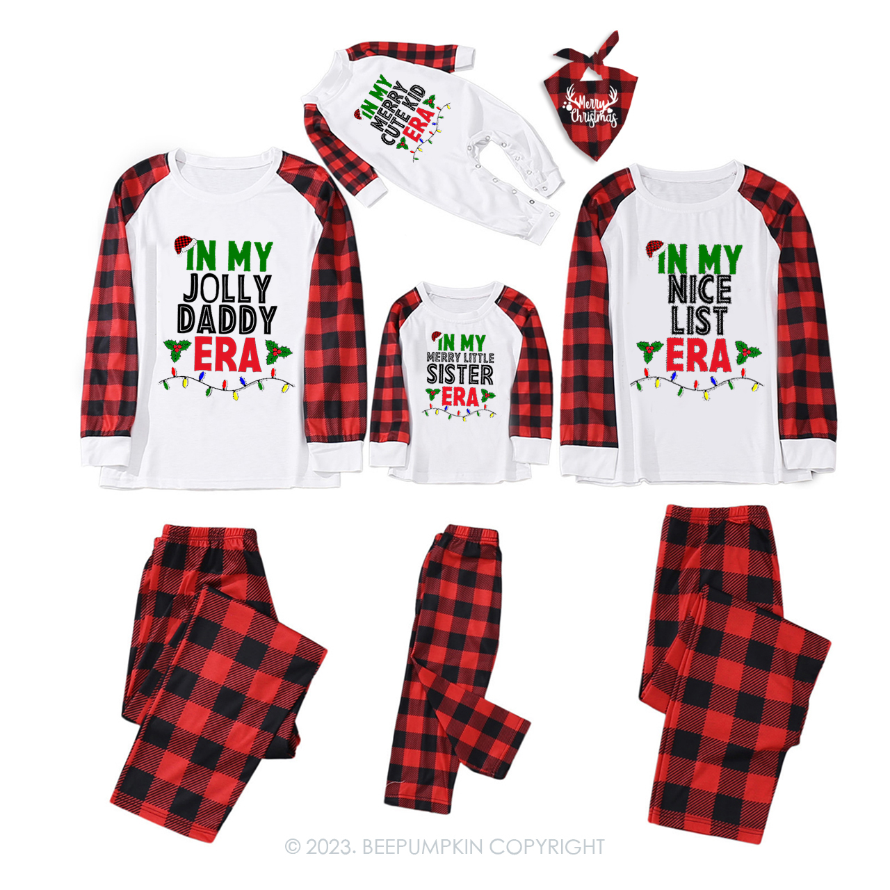 In My Heart you are Best Christmas Matching Pajamas Beepumpkin