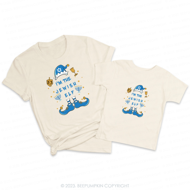 I'm The Jewish ELF For Hanukkah Family T-Shirts Beepumpkin