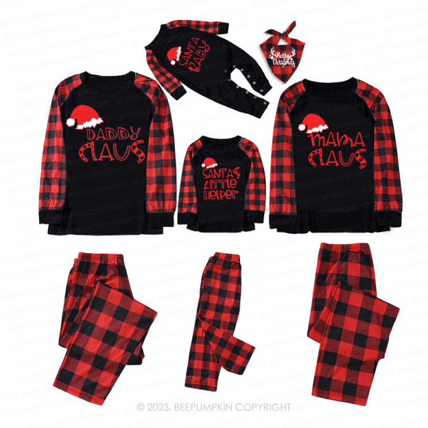 Santa Claus Mommy and Me Family Christmas Pajamas