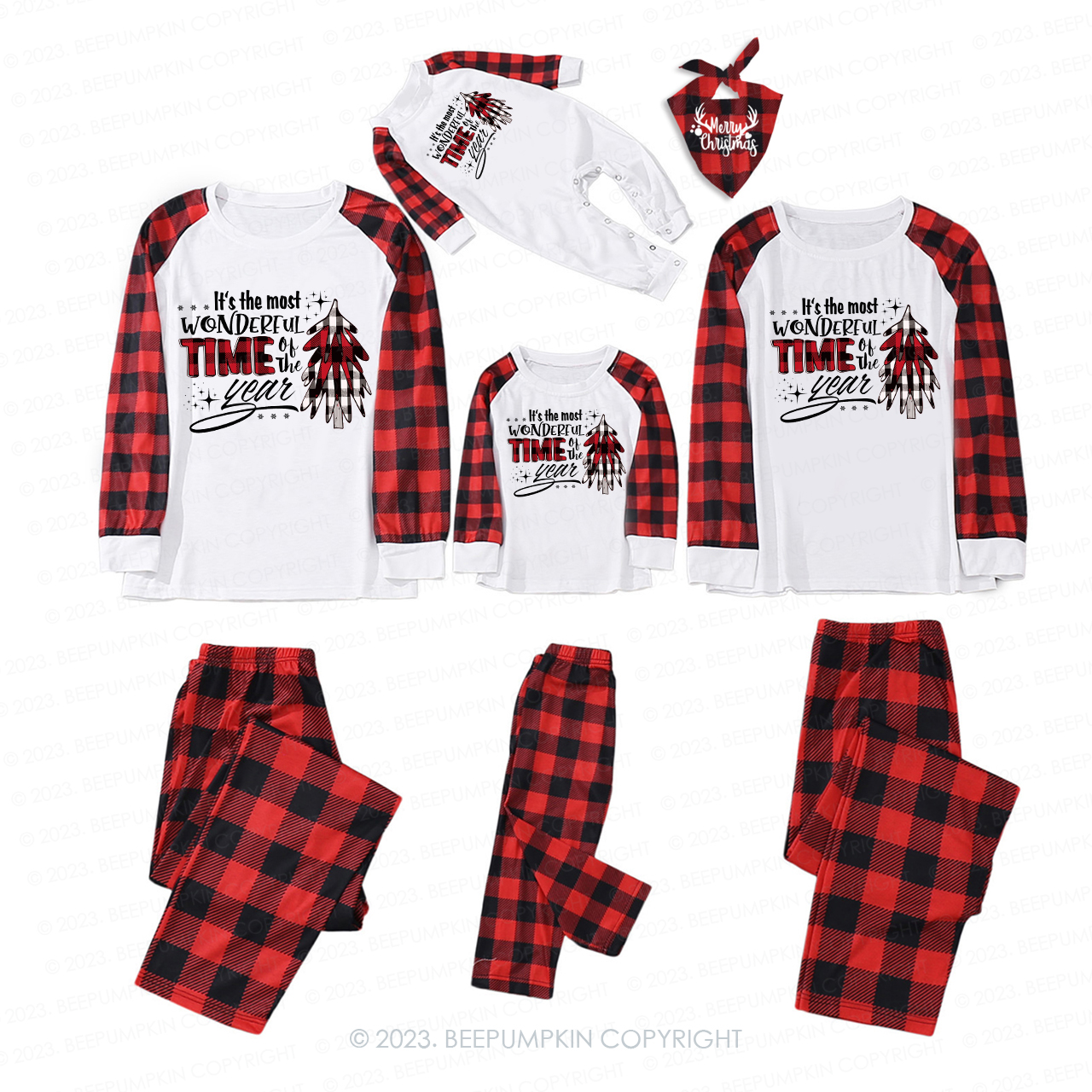 It's The Most Wonderful Time Of The Year Family Christmas Pajamas