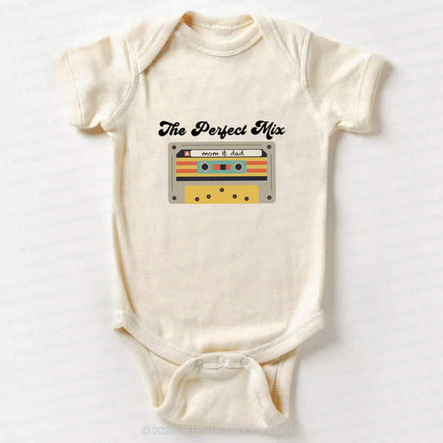 The Perfect Mix Love My Mom & Dad Bodysuit For Baby