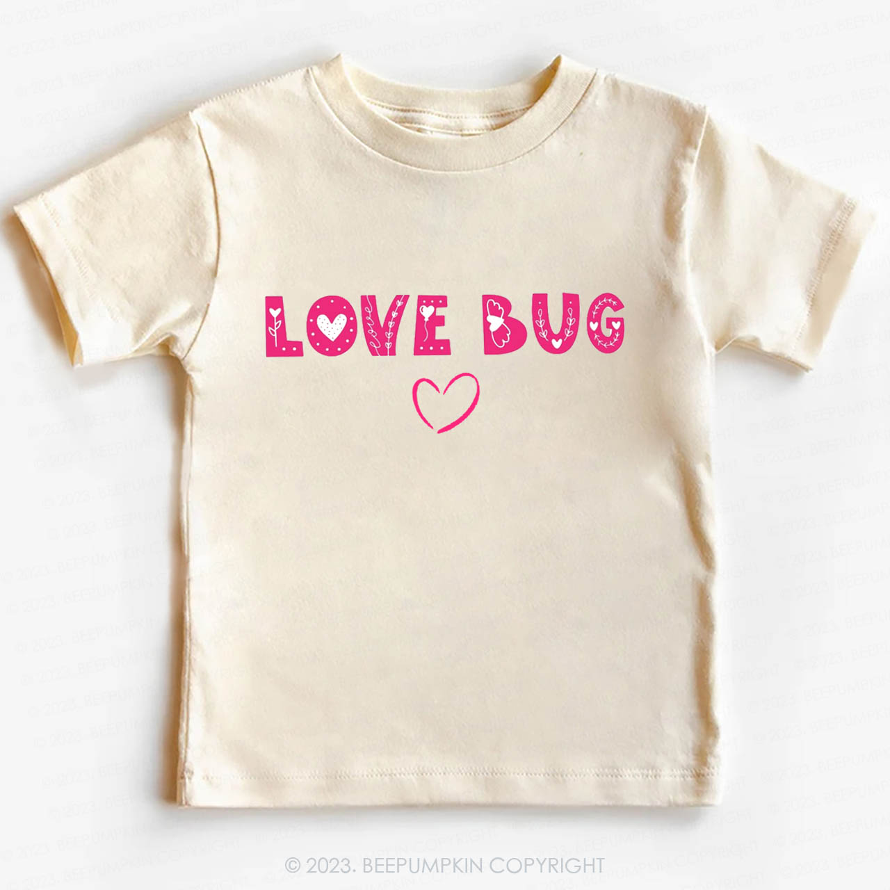 Love Bug Cute Happy Valentines Day -Toddler Tees