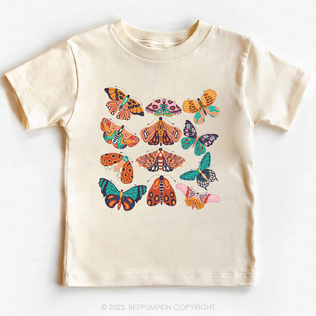 Butterfly Spring Natural -Toddler Tees
