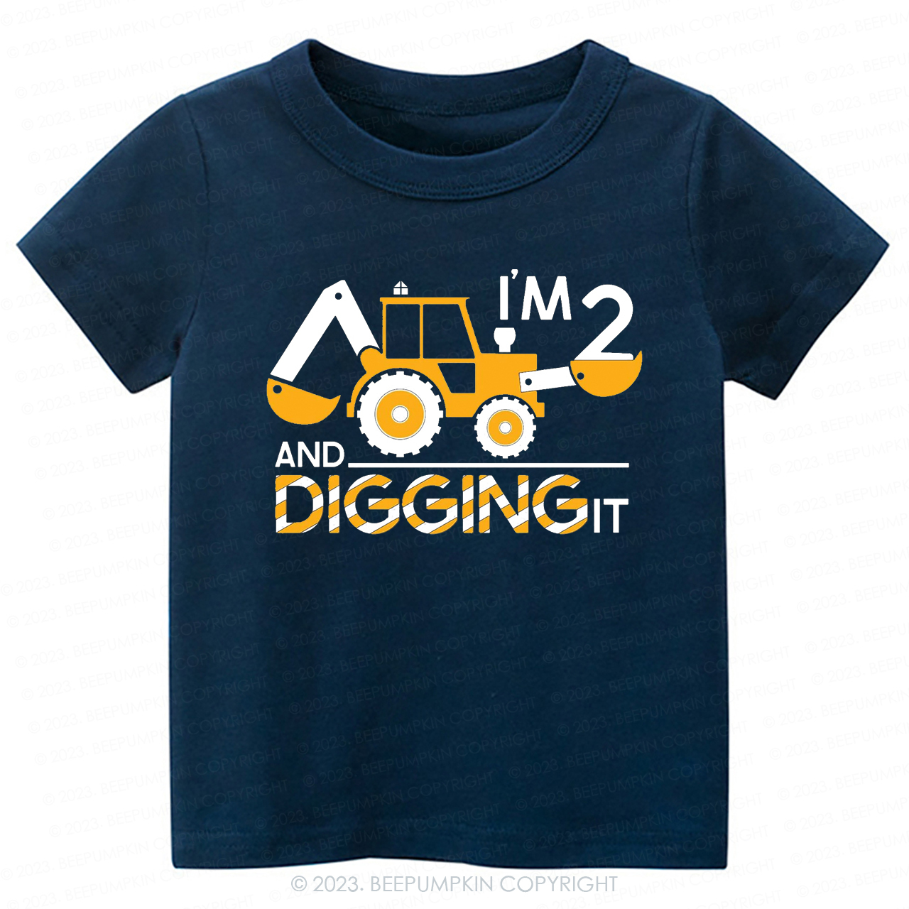 I'm Digging It Birthday Tractor -Toddler Tees