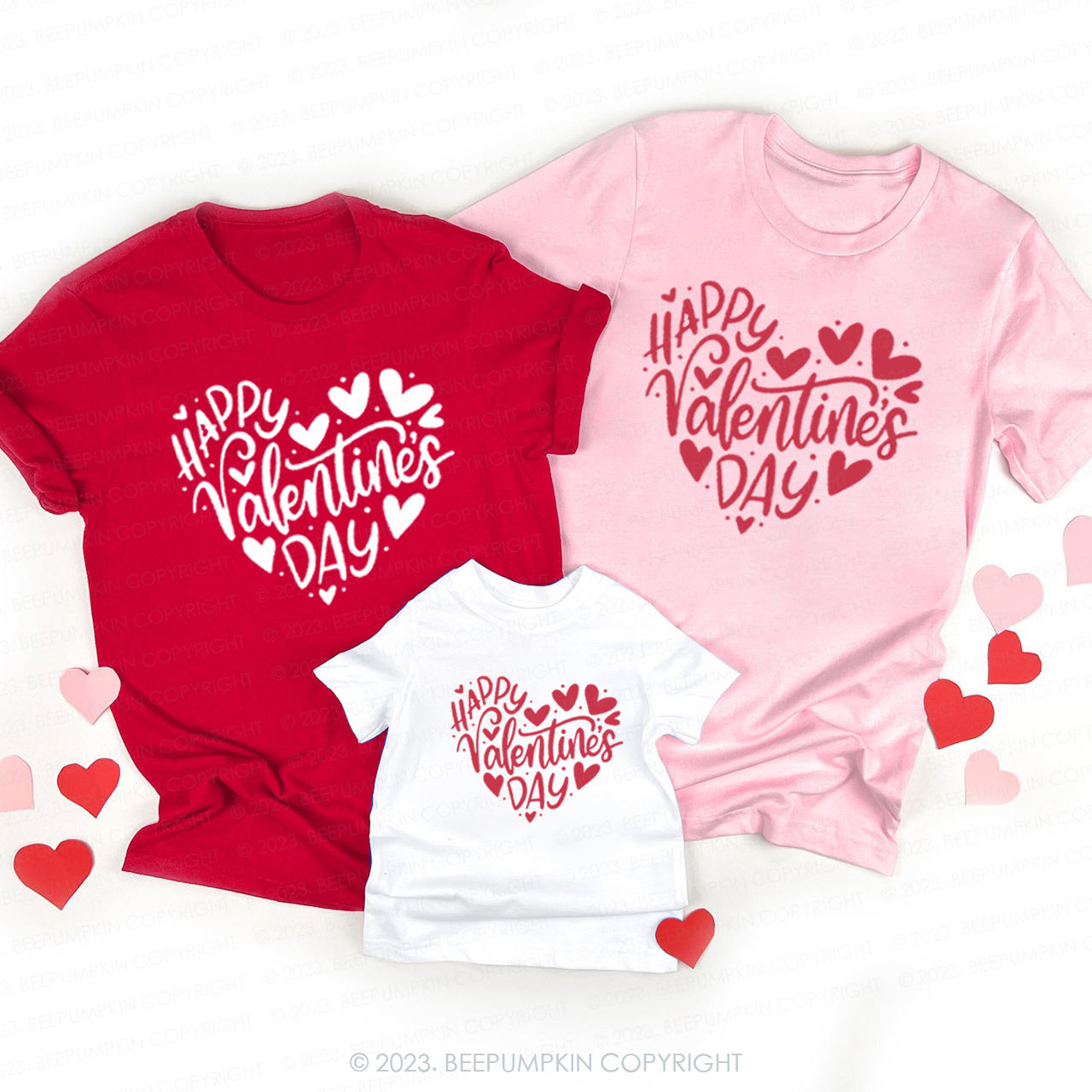 Full Of Love Heart Matching Valentine��s Shirts