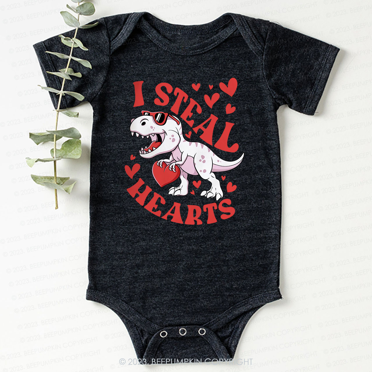 I Steal Hearts Valentine's Day Bodysuit For Baby