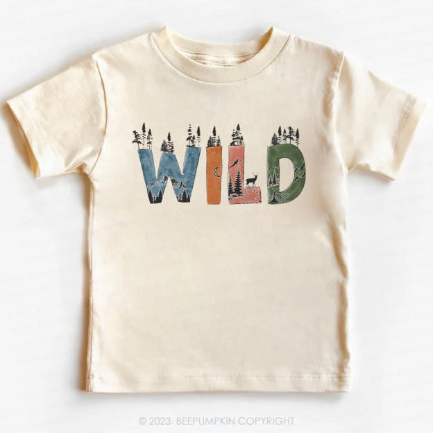 Wild Hiking Outdoors Adventure -Toddler Tees