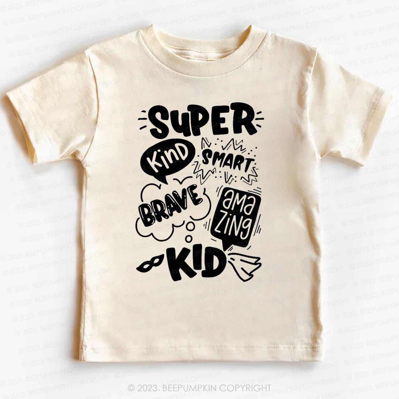 Super Hero Brave Kind Smash -Toddler Tees