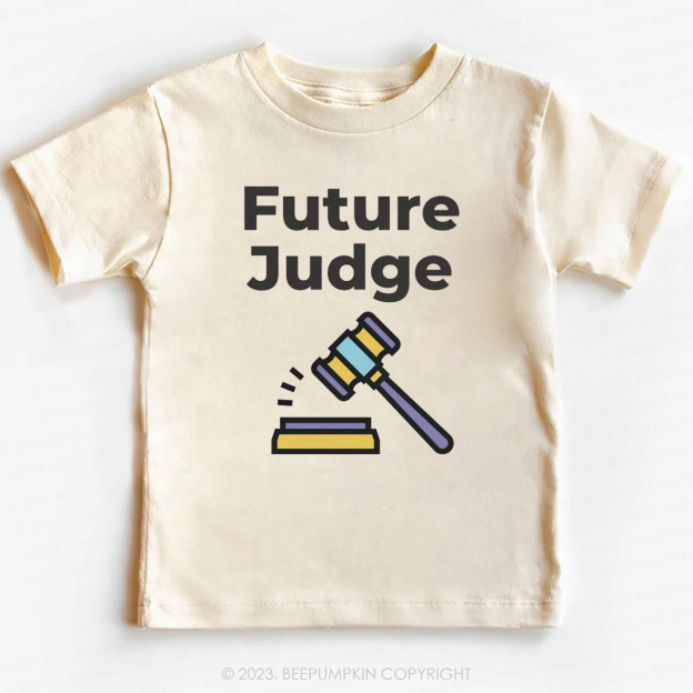 Funny Baby Future Judge  -Toddler Tees