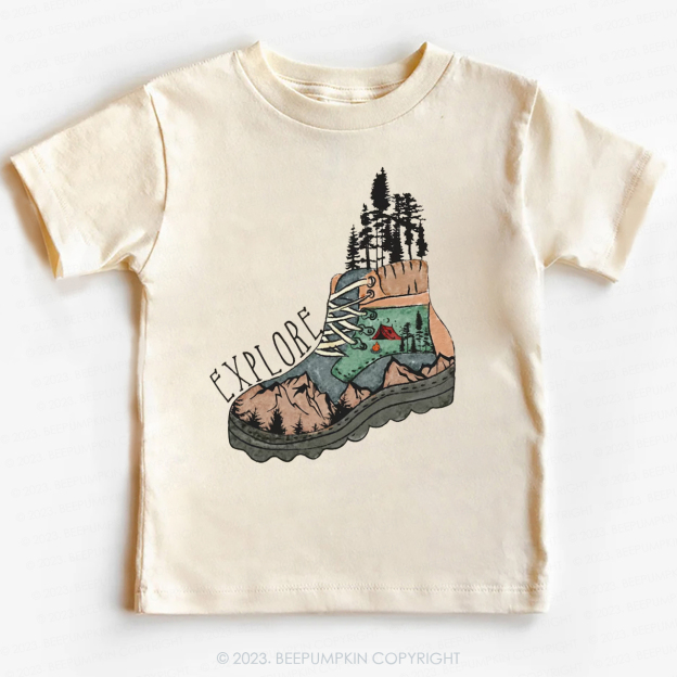  Adventure Explore Hiking Outdoors -Toddler Tees