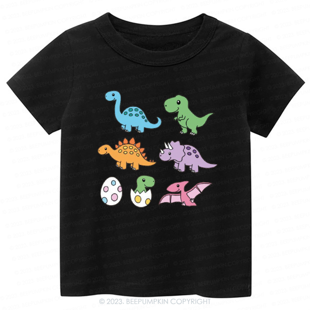Colorful Dinosaur Gift -Toddler Tees