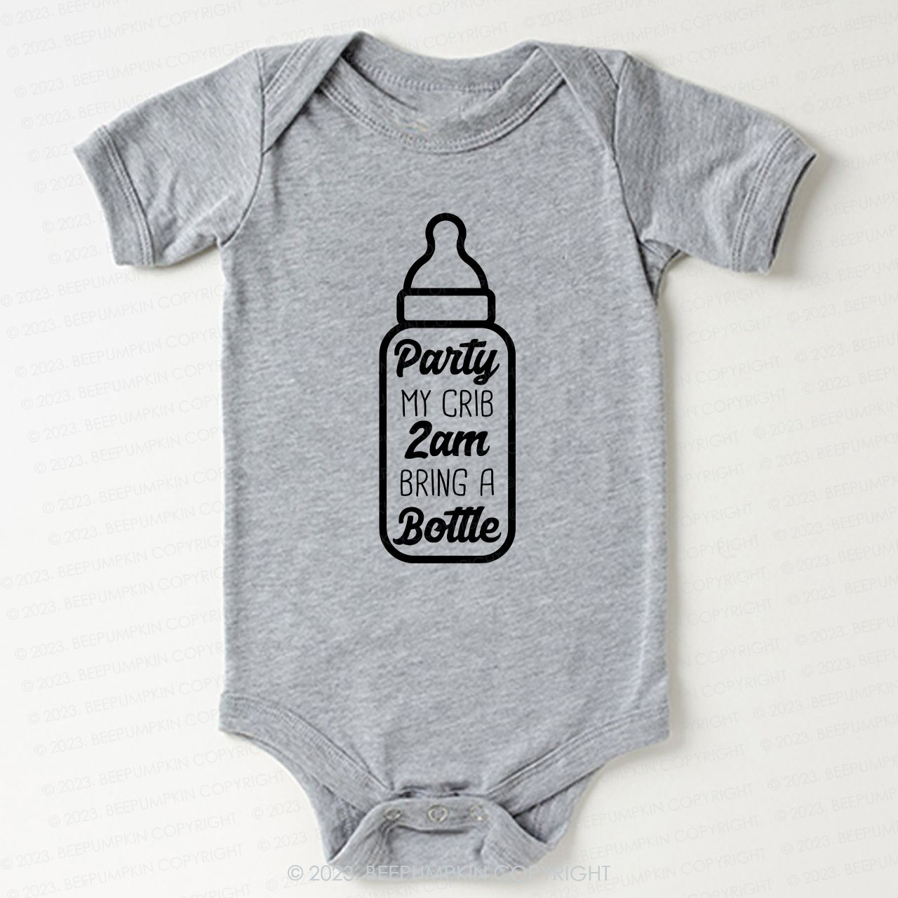 Party My Crib 2am Bring A Bottle Bodysuit For Baby