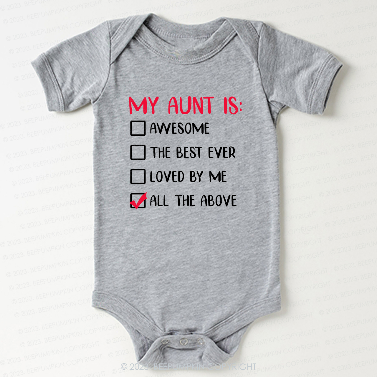 My Aunt is Awesome Bodysuit For Baby