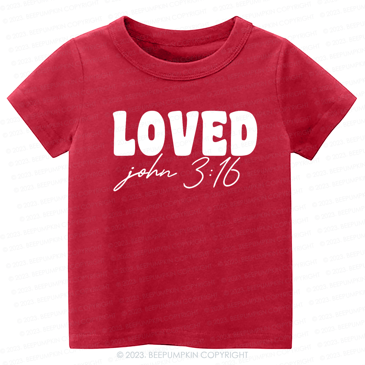 Loved Christian Retro Toddler -Toddler Tees